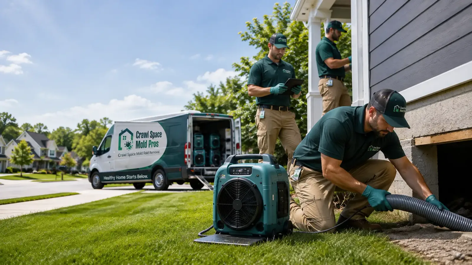 Crawl Space Mold Removal in South Wellfleet, MA